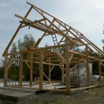 7 Structure à tenons, mortaises et chevilles de bois